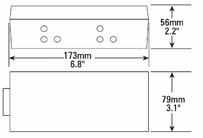 ECL130 Driver の寸法